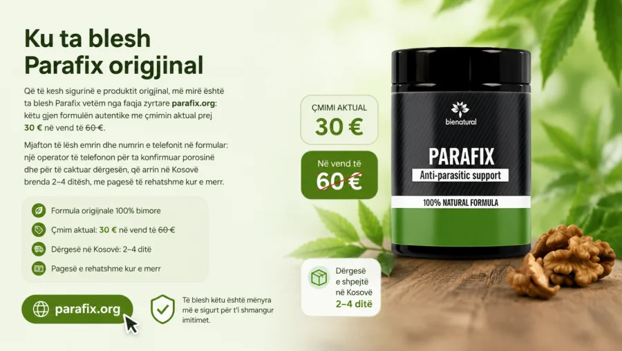 Parafix — kavanozi origjinal për ta blerë nga faqja zyrtare në Kosovë